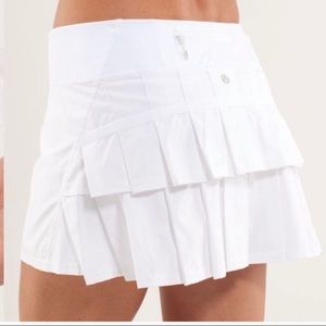 Lululemon White Skirt